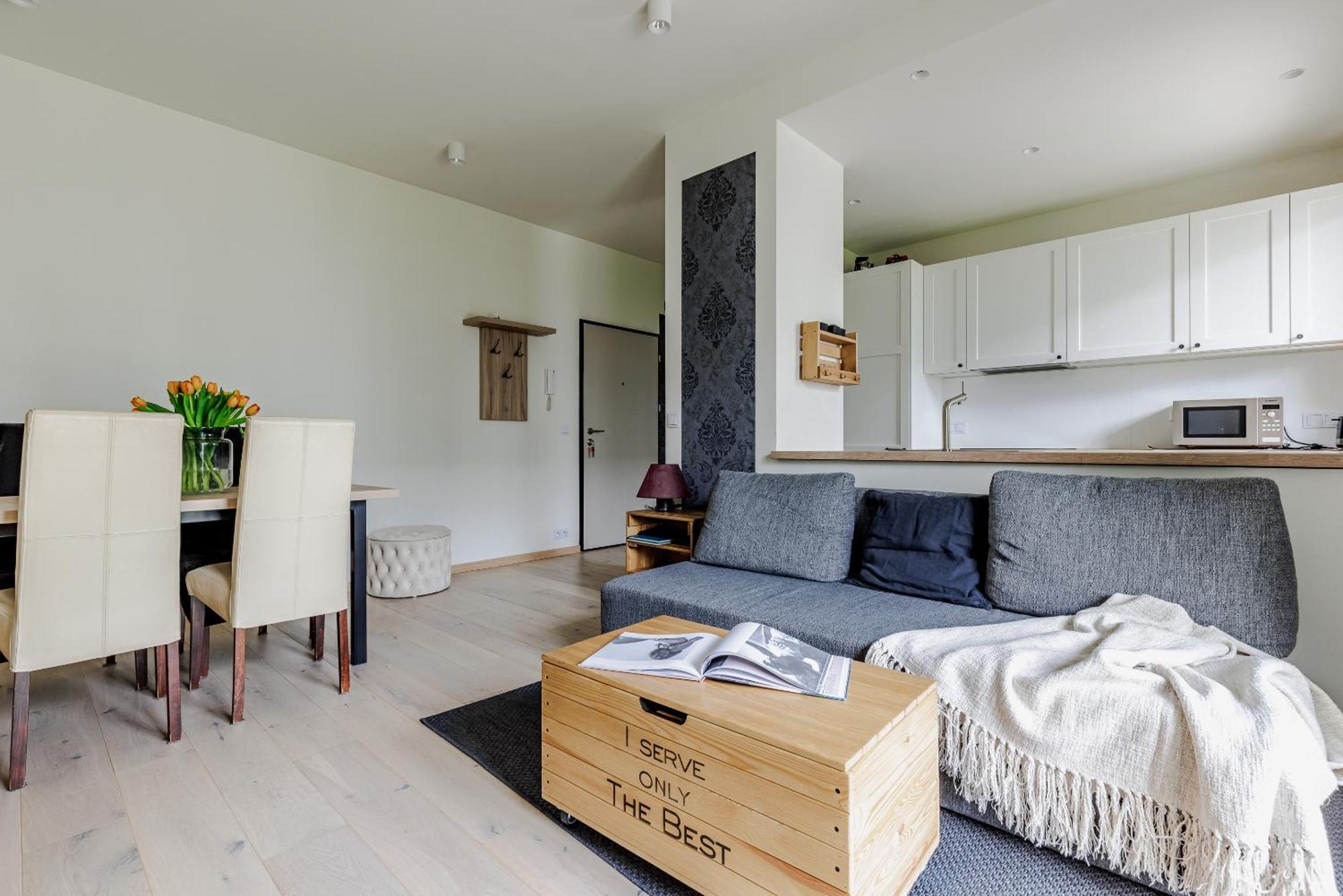 Relax&Comfort New Waw 50 Sqm With Terrace, Garden, Free Parking And Ac Warschau Exterior foto
