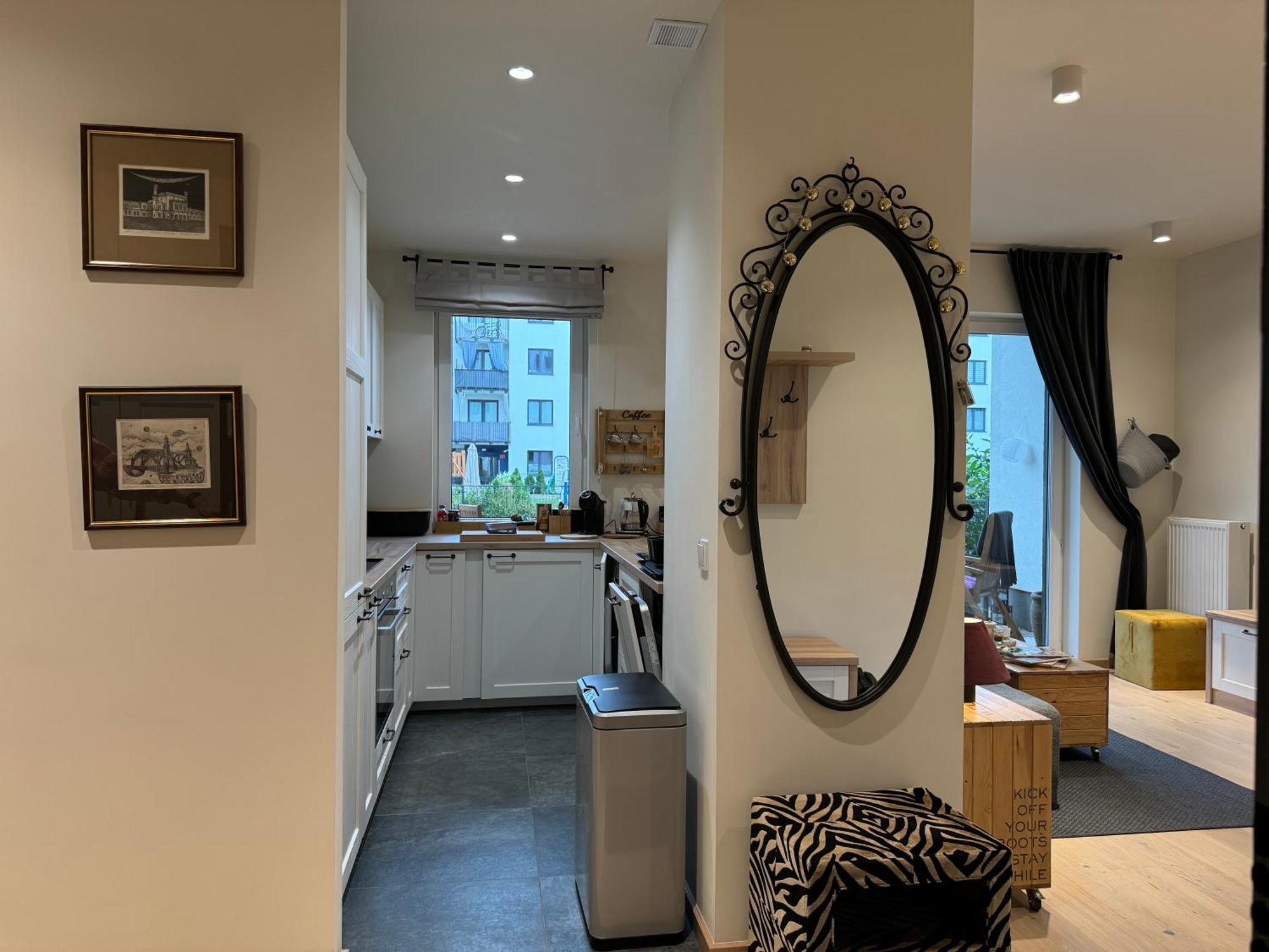 Relax&Comfort New Waw 50 Sqm With Terrace, Garden, Free Parking And Ac Warschau Exterior foto